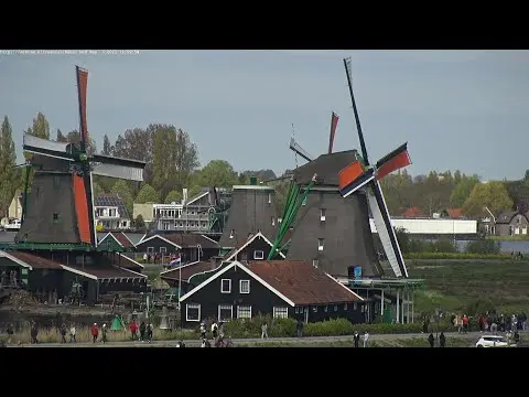 Laatste beeld van Zaanse Schans