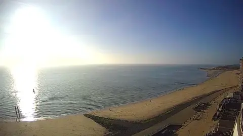 Laatste beeld van Scheldemonding Vlissingen