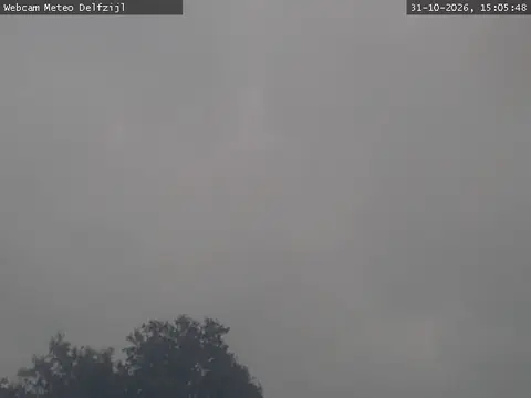 Laatste beeld van Meteo Delfzijl weercam