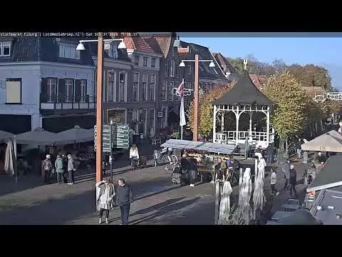 Laatste beeld van Vischmarkt Elburg