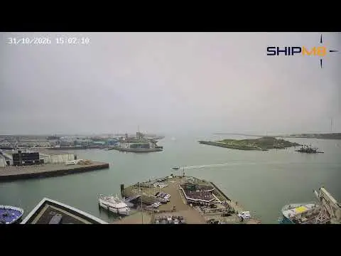 Laatste beeld van IJmuiden haven