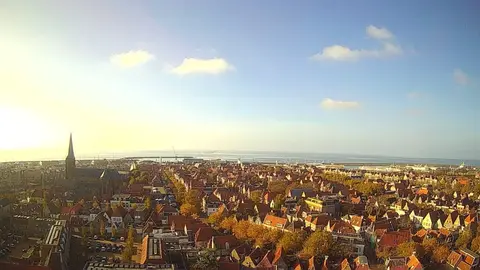 Laatste beeld van Kerktoren Harlingen