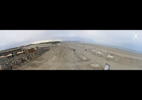 Laatste beeld van Beachclub R port (Hoek van Holland)