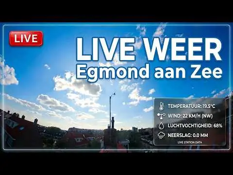 Laatste beeld van Weerstation Egmond aan Zee