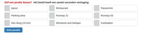 Laatste beeld van Texel Airport