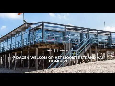 Laatste beeld van Strandpaviljoen Oase Domburg
