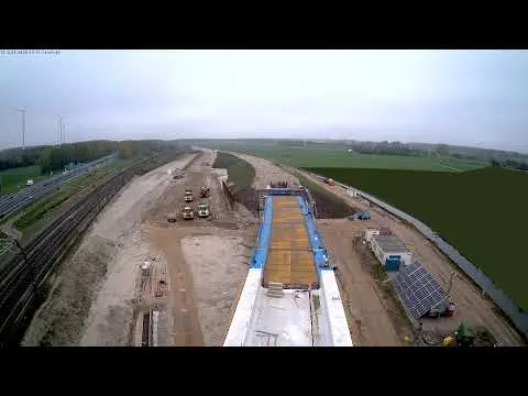 Laatste beeld van Zuidwestboog Meteren cam 2
