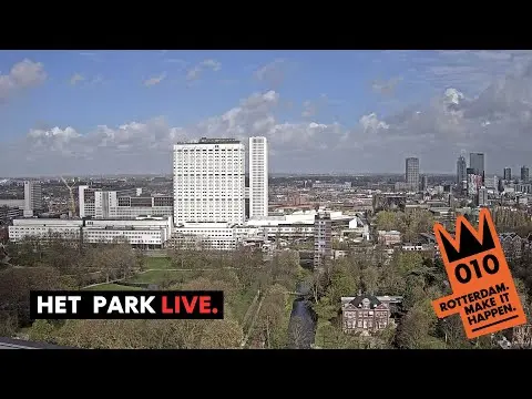 Laatste beeld van Het Park, Erasmus MC en Depot Boijmans