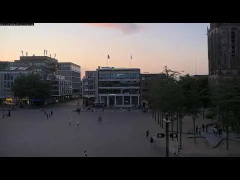 Laatste beeld van Grote Markt Groningen