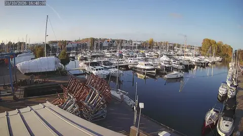 Laatste beeld van Jachthaven 't Huizerhoofd