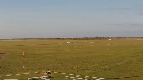 Laatste beeld van Ameland helispot