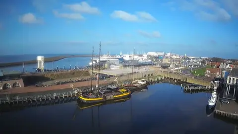 Laatste beeld van Binnenhaven Harlingen