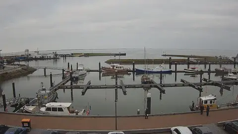 Laatste beeld van Havenmond Lauwersoog