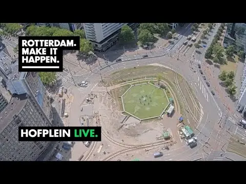 Laatste beeld van Hofplein, Rotterdam