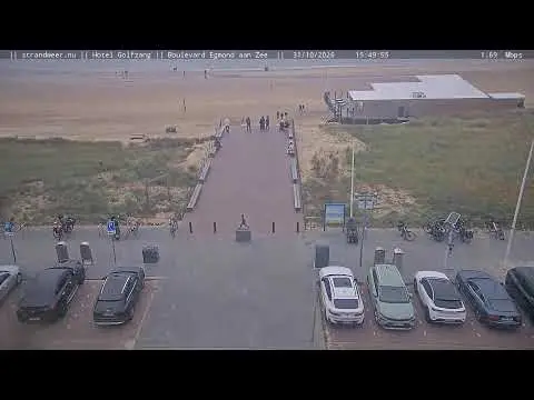 Laatste beeld van Egmond aan Zee Boulevard Noord