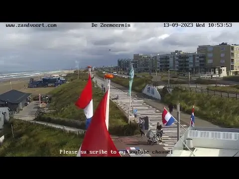 Laatste beeld van Zandvoort Beach