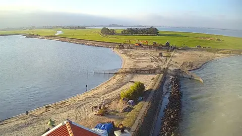 Laatste beeld van Vuurtoren Paard van Marken