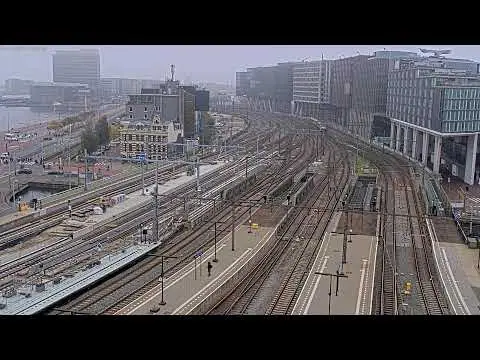 Laatste beeld van Amsterdam Centraal