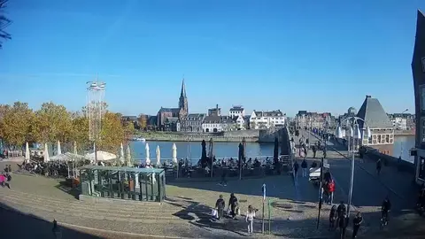 Laatste beeld van Servaasbrug Maastricht