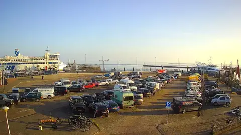 Laatste beeld van Veerkade West-Terschelling