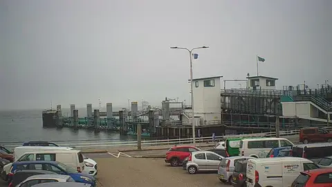Laatste beeld van Veerboot TESO 't Horntje