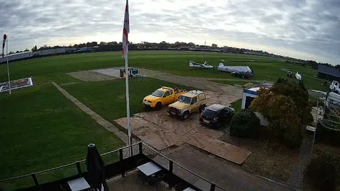 Laatste beeld van Vliegveld Hoogeveen west