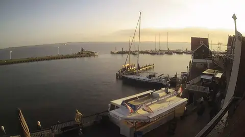 Laatste beeld van Haven Volendam