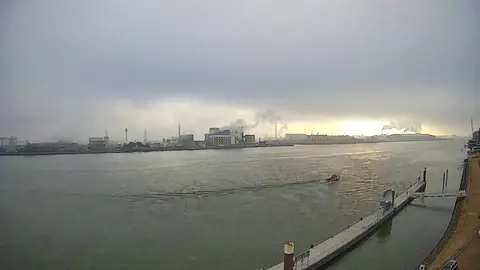 Laatste beeld van webcam Vlaardingen west
