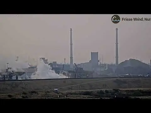 Laatste beeld van Tata Steel - Kooksfabriek 2 - vanuit Wijk aan Zee