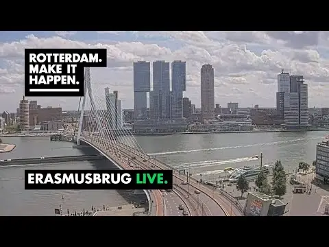 Laatste beeld van Live Stream - Erasmusbrug, Kop van Zuid, Cruise Terminal Rotterdam