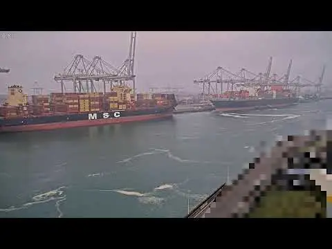 Laatste beeld van Amazonehaven west