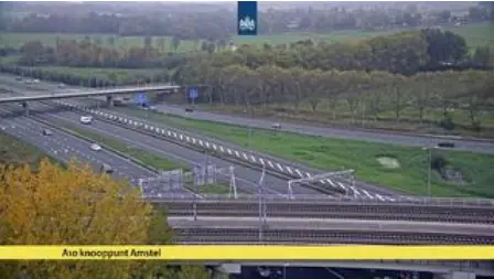 Laatste beeld van A10 Amstel