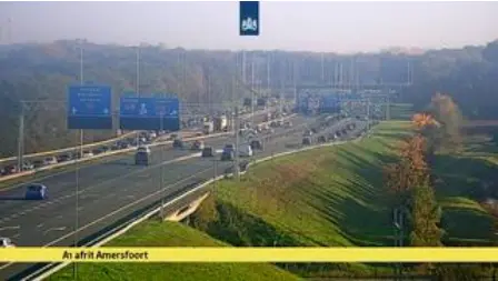 Laatste beeld van A1 Amersfoort